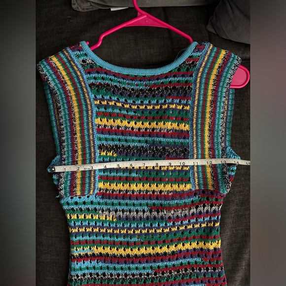 Zara Colorful Knit Midi Dress - Picture 10 of 12